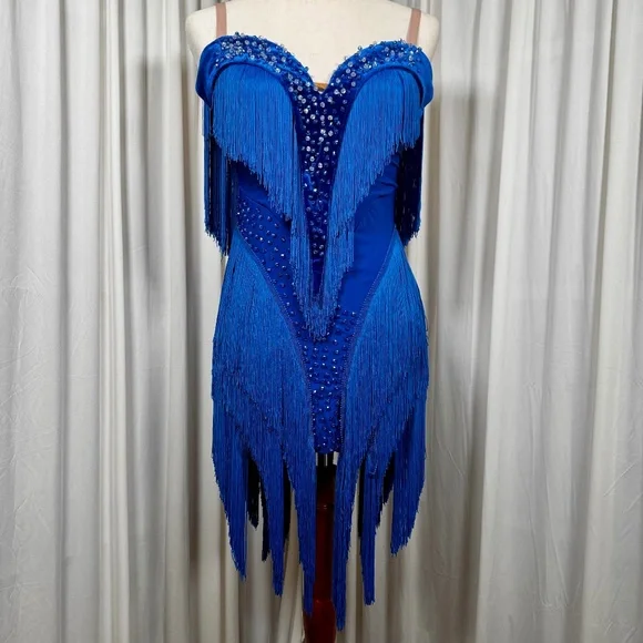 Ballroom Latin Salsa Dress - Picture 1 of 7